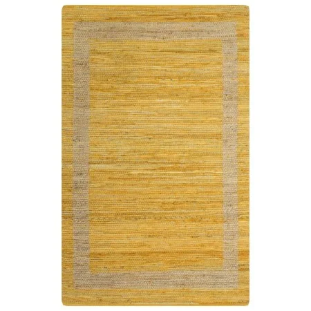 Alfombra de yute tejida a mano amarillo 160x230 cm | Foro24.es | Tu tienda online para hogar, jardín y más Foro24.es