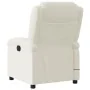 Sillón reclinable de masaje eléctrico terciopelo color crema de , Sillones - Ref: Foro24-3204298, Precio: 292,14 €, Descuento: %