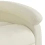Sillón reclinable elevable terciopelo crema de , Sillones - Ref: Foro24-3204309, Precio: 307,74 €, Descuento: -5%%