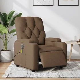 Sillón reclinable de masaje eléctrico tela marrón von , Sessel - Ref: Foro24-3204702, Preis: 294,08 €, Rabatt: -5%%