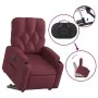 Sillón eléctrico reclinable elevable de tela rojo tinto de , Sillones - Ref: Foro24-3204737, Precio: 331,32 €, Descuento: -5%%