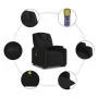 Sillón de masaje eléctrico reclinable elevable tela negro by , Armchairs - Ref: Foro24-3204406, Price: 387,91 €, Discount: %