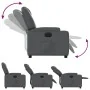 Sillón reclinable eléctrico de cuero sintético gris by , Armchairs - Ref: Foro24-3204419, Price: 294,82 €, Discount: %