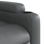 Sillón reclinable eléctrico de cuero sintético gris by , Armchairs - Ref: Foro24-3204419, Price: 294,82 €, Discount: %