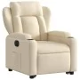 Sillón eléctrico reclinable elevable de tela color crema by , Armchairs - Ref: Foro24-3204515, Price: 335,16 €, Discount: %