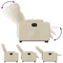Sillón eléctrico reclinable elevable de tela color crema by , Armchairs - Ref: Foro24-3204515, Price: 335,16 €, Discount: %