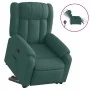 Sillón eléctrico reclinable elevable de tela verde oscuro | Foro24.es | Tu tienda online para hogar, jardín y más Foro24.es
