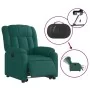 Sillón eléctrico reclinable elevable de tela verde oscuro | Foro24.es | Tu tienda online para hogar, jardín y más Foro24.es