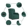 Sillón eléctrico reclinable elevable de tela verde oscuro | Foro24.es | Tu tienda online para hogar, jardín y más Foro24.es