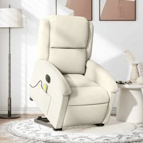 Sillón reclinable de masaje eléctrico elevable terciopelo crema von , Sessel - Ref: Foro24-3204342, Preis: 379,56 €, Rabatt: %