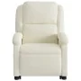 Sillón reclinable de masaje eléctrico elevable terciopelo crema by , Armchairs - Ref: Foro24-3204342, Price: 379,56 €, Discou...