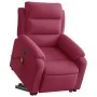 Sillón de masaje reclinable elevable terciopelo rojo tinto | Foro24.es | Tu tienda online para hogar, jardín y más Foro24.es