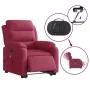 Sillón de masaje reclinable elevable terciopelo rojo tinto | Foro24.es | Tu tienda online para hogar, jardín y más Foro24.es