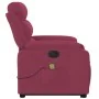 Sillón de masaje reclinable elevable terciopelo rojo tinto | Foro24.es | Tu tienda online para hogar, jardín y más Foro24.es