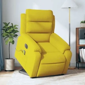 Sillón reclinable masaje eléctrico elevable terciopelo amarillo by , Armchairs - Ref: Foro24-3205132, Price: 362,53 €, Discou...