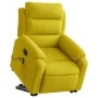 Sillón reclinable masaje eléctrico elevable terciopelo amarillo de , Sillones - Ref: Foro24-3205132, Precio: 362,53 €, Descue...