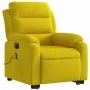 Sillón reclinable masaje eléctrico elevable terciopelo amarillo de , Sillones - Ref: Foro24-3205132, Precio: 362,53 €, Descue...