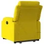Sillón reclinable masaje eléctrico elevable terciopelo amarillo de , Sillones - Ref: Foro24-3205132, Precio: 362,53 €, Descue...