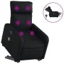 Sillón de masaje elevable eléctrico cuero sintético negro by , Armchairs - Ref: Foro24-3206770, Price: 351,59 €, Discount: -5%%