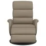 Sillón reclinable con reposapiés cuero sintético capuchino | Foro24.es | Tu tienda online para hogar, jardín y más Foro24.es