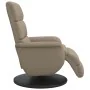 Sillón reclinable con reposapiés cuero sintético capuchino | Foro24.es | Tu tienda online para hogar, jardín y más Foro24.es
