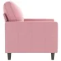 Sillón de terciopelo rosa 60 cm by , Sofas - Ref: Foro24-359182, Price: 165,21 €, Discount: %