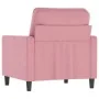Sillón de terciopelo rosa 60 cm by , Sofas - Ref: Foro24-359182, Price: 165,21 €, Discount: %