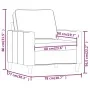 Sillón de terciopelo rosa 60 cm by , Sofas - Ref: Foro24-359182, Price: 165,21 €, Discount: %