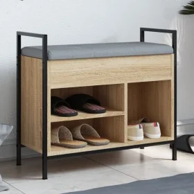Banco zapatero madera de ingeniería roble Sonoma 65,5x32x57,5cm von , Bänke für Hallen und Lager - Ref: Foro24-835203, Preis:...