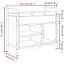 Banco zapatero madera de ingeniería roble Sonoma 65,5x32x57,5cm by , Benches for halls and storage - Ref: Foro24-835203, Pric...