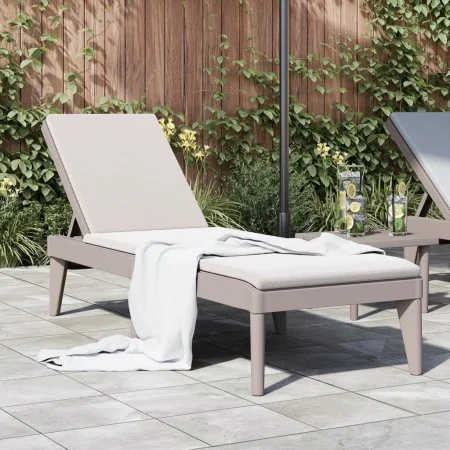 Tumbona de PP capuchino 186x60x29 cm | Foro24.es | Tu tienda online para hogar, jardín y más Foro24.es