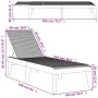 Tumbona de PP capuchino 186x60x29 cm | Foro24.es | Tu tienda online para hogar, jardín y más Foro24.es