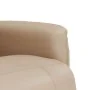 Sillón reclinable con reposapiés cuero sintético capuchino by , Armchairs - Ref: Foro24-356508, Price: 211,76 €, Discount: %