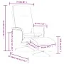 Sillón reclinable masaje con reposapiés cuero sintético negro von , Sessel - Ref: Foro24-356520, Preis: 147,43 €, Rabatt: %