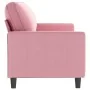 Sofá de 3 plazas terciopelo rosa 180 cm by , Sofas - Ref: Foro24-359212, Price: 308,68 €, Discount: %