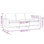 Sofá de 3 plazas terciopelo rosa 180 cm by , Sofas - Ref: Foro24-359212, Price: 308,68 €, Discount: %