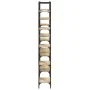 Estantería de madera ingeniería roble Sonoma 155,5x24x166,5 cm by , Bookcases and shelves - Ref: Foro24-838859, Price: 97,04 ...