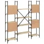 Estantería de madera ingeniería roble Sonoma 155,5x24x166,5 cm by , Bookcases and shelves - Ref: Foro24-838859, Price: 97,04 ...
