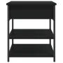Banco zapatero madera de ingeniería negro 70x42,5x50 cm by , Benches for halls and storage - Ref: Foro24-839028, Price: 67,70...