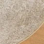 Alfombra pelo largo aspecto brillante ISTAN beige Ø 120 cm | Foro24.es | Tu tienda online para hogar, jardín y más Foro24.es