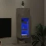 Mueble para TV con luces LED gris hormigón 30,5x30x90 cm by , TV Furniture - Ref: Foro24-837007, Price: 56,05 €, Discount: %