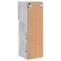 Mueble para TV con luces LED gris hormigón 30,5x30x90 cm by , TV Furniture - Ref: Foro24-837007, Price: 56,05 €, Discount: %