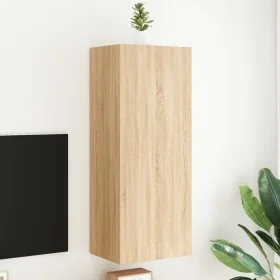 Mueble TV de pared madera ingeniería roble Sonoma 40,5x30x102cm von , TV-Möbel - Ref: Foro24-836933, Preis: 59,48 €, Rabatt: %
