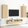 Mueble TV de pared madera ingeniería roble Sonoma 40,5x30x102cm von , TV-Möbel - Ref: Foro24-836933, Preis: 59,48 €, Rabatt: %