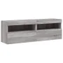 Muebles TV de pared con luces LED 2 uds gris Sonoma 60x30x40 cm de , Muebles TV - Ref: Foro24-837194, Precio: 98,51 €, Descue...