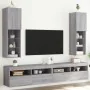 Muebles de TV con luces LED 2 uds gris Sonoma 30,5x30x102 cm de , Muebles TV - Ref: Foro24-837026, Precio: 118,93 €, Descuent...