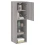 Muebles de TV con luces LED 2 uds gris Sonoma 30,5x30x102 cm de , Muebles TV - Ref: Foro24-837026, Precio: 118,93 €, Descuent...