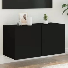 Mueble de TV de pared con luces LED negro 80x35x41 cm von , TV-Möbel - Ref: Foro24-837317, Preis: 59,52 €, Rabatt: %
