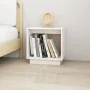 Mesitas de noche 2 uds madera maciza de pino blanco 40x30x40 cm | Foro24.es | Tu tienda online para hogar, jardín y más Foro24.es