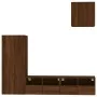 Muebles de TV de pared 4 pzas madera de ingeniería marrón roble von , TV-Möbel - Ref: Foro24-3216506, Preis: 156,21 €, Rabatt: %
